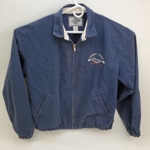 Vintage 1994 Large Long Sleeve Denim Looney Tunes Classic Golf Shirt - Buggs Taz